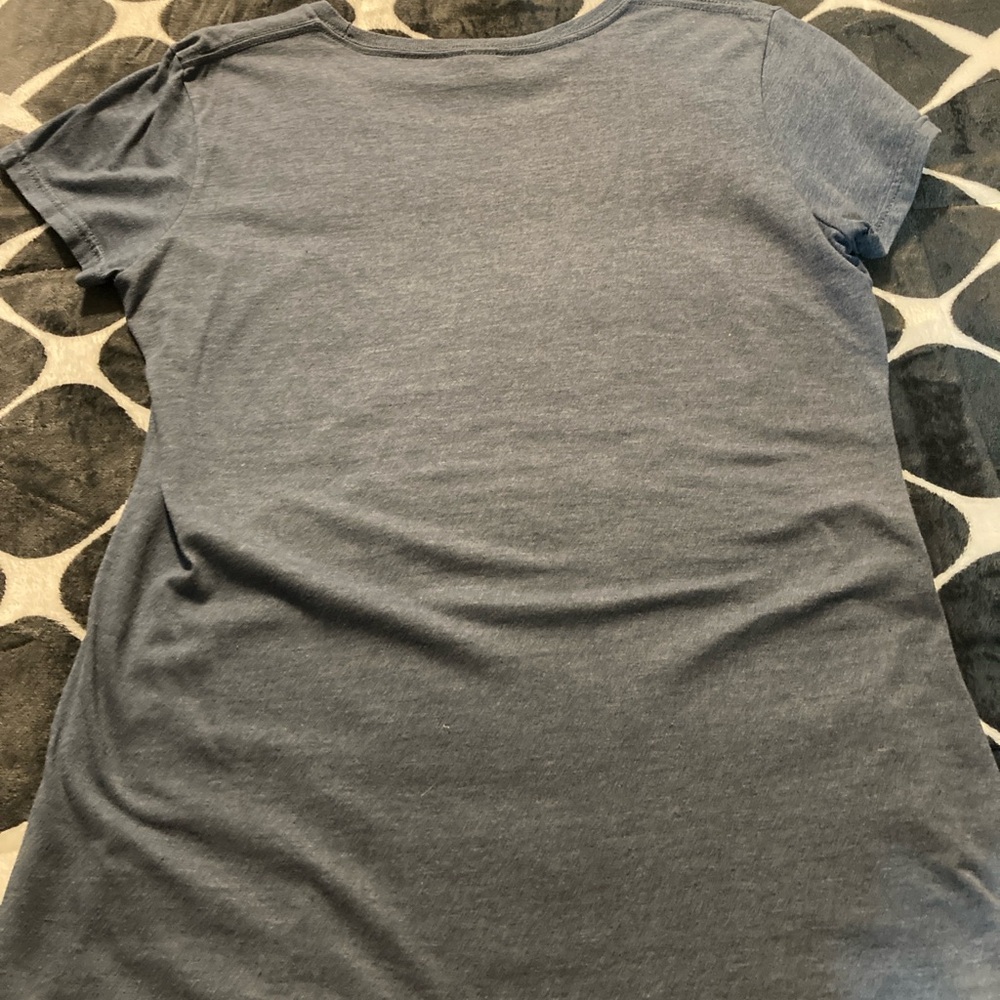 Inspirational Blue Graphic T-Shirt - Picture 5 of 5
